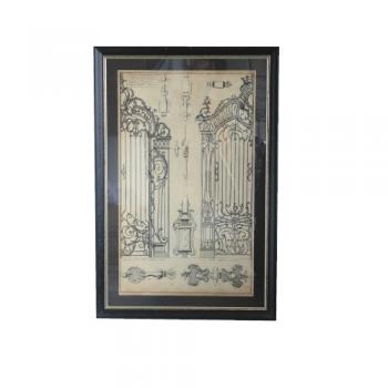 Euro Picture ヴィンテージGATE壁掛け ディスプレイ ウォールアート フレーム