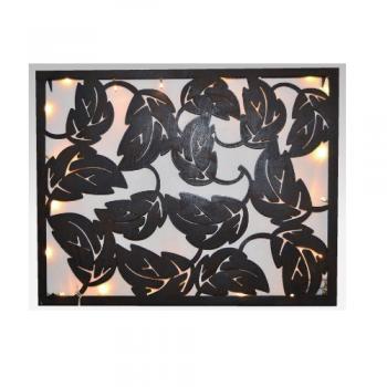 LEDフレーム リーフ ディスプレイ おしゃれ ウォールアート 照明付き 絵