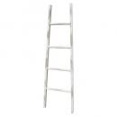 J.W.ラダーB-WH 梯子 アンティーク調 木製 ディスプレイ ハンガースタンド 高さ1550