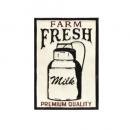 ドロールシャビープレート03 ガーデン雑貨 おしゃれ ホワイト サインプレート 高さ460