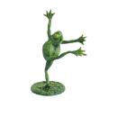 Cast Iron ミュージカル Flog オブジェ 置物 ガーデン用品 かわいい ユニーク カエル