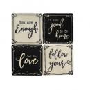 レジンタイルコースター04 (4枚セット) おしゃれ かわいい カラフル キッチン用品 幅96