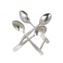 PLATE & NAPKIN STAND A ブックスタンド シルバー おしゃれ 雑貨 高さ10