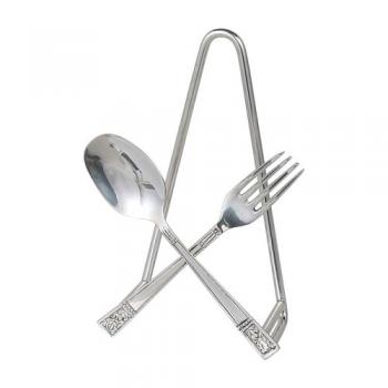 PLATE & NAPKIN STAND B ブックスタンド シルバー おしゃれ 雑貨 高さ20