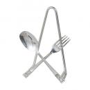 PLATE & NAPKIN STAND B ブックスタンド シルバー おしゃれ 雑貨 高さ20