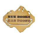 HUE BOOKS BOOK MARKER''NATURE'' ゴールド しおり 幅5