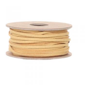 FAKE SUEDE STRING E イエロー 革紐 DIY おしゃれ アクセサリー 長さ10m