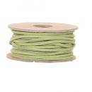 FAKE SUEDE STRING F グリーン 革紐 DIY おしゃれ アクセサリー 長さ10m