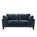 LEATHER SOFA 2 SEATER NAVY ソファ 2人掛け おしゃれ 幅173