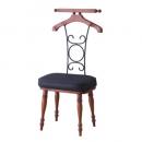 ハンガースツール アンティーク調 ユニーク 格調高い おしゃれ ブラック 椅子 高さ102