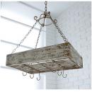 ブラン・ハンギングフックボックス 天井 ディスプレイ シャビー 棚 おしゃれ プランターカバー