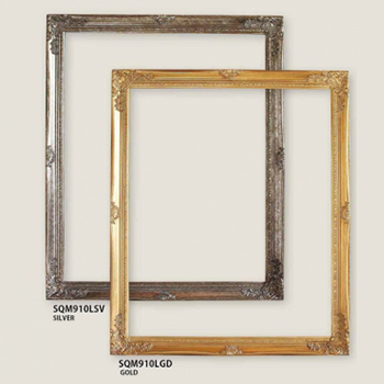 アンティーク調ビッグフレーム 額縁(L)シルバー クラシック ヨーロピアン レトロ お洒落