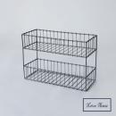 ワイヤーバスケット ラック 小物入 カゴ キッチン 通販