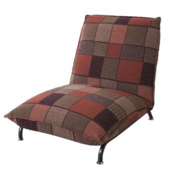 フロアローソファ 1人掛 ヴィンテージ調 オレンジ リクライニング おしゃれ 椅子 幅68