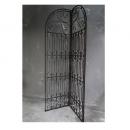 スクリーン パーテーション スチール アンティーク調 おしゃれ ディスプレイ 間仕切り 2連