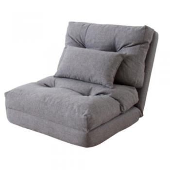 エリス シングル 3WAYソファベッド グレー カジュアル ファブリック ナチュラル 幅60