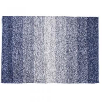 デザインラグ ブルー カジュアル ファブリック コットン おしゃれ インテリア雑貨 幅190