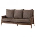 ソファ 3人掛 マホガニー アジアン おしゃれ ナチュラル 椅子 天然木 シンプル 幅185