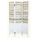 シャビーシックカラフルパーテーション/アンティーク調 レトロ 木製 ついたて インテリア 木製