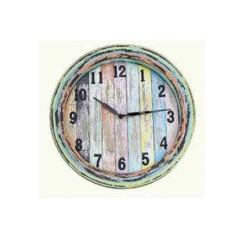 アンティーク ウォールデコ 壁掛け時計 カラフルポップキュート インテリア オブジェ