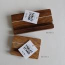 WOOD タブレットスタンド (S) 木製 ブラウン ナチュラル スマホスタンド 幅10