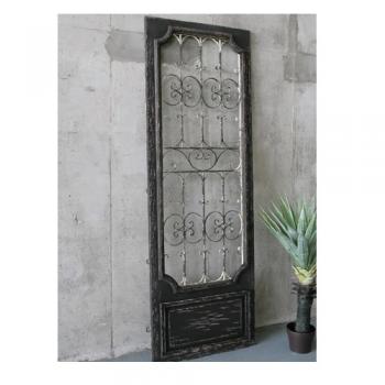 ウッドフレーム アイアインパネル おしゃれ シャビー ディスプレイ アンティーク調 エレガント