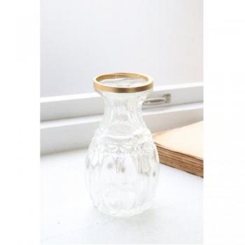 フラワーベース 真鍮 ガラス インテリア 花瓶 通販
