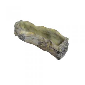 シーモポットサキュラントA アンティーク調 木目調 プランター 鉢 2個セット セメント 幅24