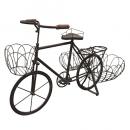 ドロールディスプレイバイシクル アンティーク調 プランタースタンド アイアン 木製 幅77