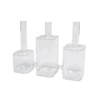 ガラスウエアベースC-3連 ガラス雑貨 植物 ディスプレイ おしゃれ かわいい プランター