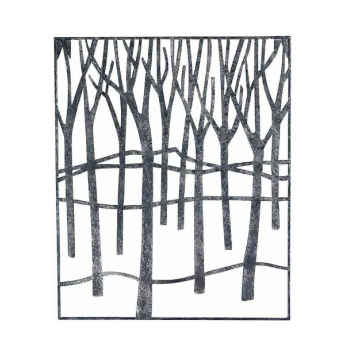 パティナアイアンウォールフレーム　フォレスト