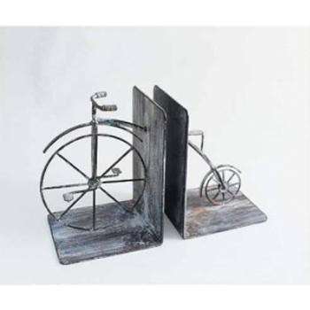 ブックエンド アンティーク シャビー レトロ自転車 可愛い おしゃれツール 書斎や机に