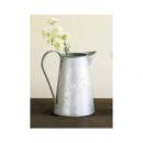 ブリキ アンティーク ピッチャーポット　植木鉢 ガーデニングや玄関のディスプレイに