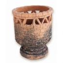 レンガ プランダー 丸型 ガーデニング 素焼き 植物 お城 アンティーク おしゃれ お花 花壇