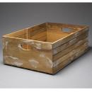 ストレージボックスL アンティーク調 収納ボックス ケース ナチュラル 重ねる 木製 幅50