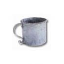 ブリキ マグポットL アンティーク シャビーグレー2個セット ガーデニング ベランダ 観葉植物