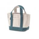 amie キャンバストートS グリーン バッグ ナチュラル コットン おしゃれ 幅28