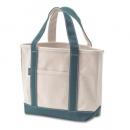 amie キャンバストートM グリーン バッグ ナチュラル コットン おしゃれ 幅34