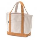 amie キャンバストートM マスタード バッグ ナチュラル コットン おしゃれ 幅34