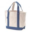 amie キャンバストートM ネイビー バッグ ナチュラル コットン おしゃれ 幅34