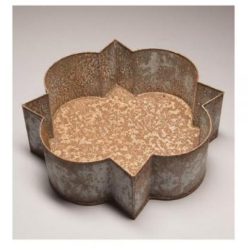 トレイ ヴィンテージ調 アイアン シャビー 収納ケース おしゃれ ラグジュアリー 上品 幅34