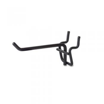 バーフック S 2個セット ブラック アイアン ウォールデコレーション DIY 長さ8.5