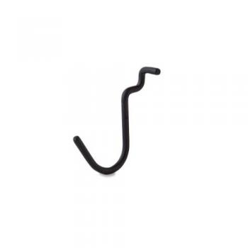 シングルフック 3個セット ブラック アイアン ウォールデコレーション DIY 高さ4.5