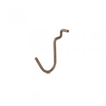 シングルフック 3個セット アンティークゴールド アイアン ウォールデコレーション 高さ4.5