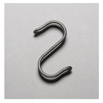 Sフックダブル 10個セット インダストリアル 無骨 おしゃれ シンプル アイアン 小物掛け 幅5