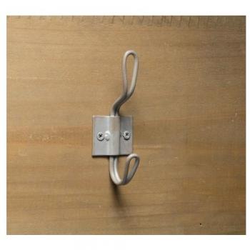 フック インダストリアル 無骨 おしゃれ シンプル アイアン シャビー グレー 小物掛け 高さ8