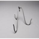 バック用フック(トリプル) アンティーク調 シンプル アイアン シルバー 小物掛け 高さ15