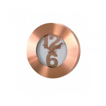 エッジ壁掛け時計 30cm 数字 アーバンテイスト おしゃれ カッパー ウォールクロック