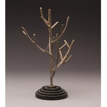 アクセサリーツリー アンティーク調 木 おしゃれ スタンド ディスプレイ ブラウン 高さ26