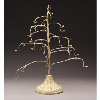 アクセサリーツリー アンティーク調 木 おしゃれ スタンド ディスプレイ ブラウン 高さ44